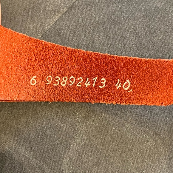 Mephisto Bright Orange Slide Sandals - Picture 3 of 3